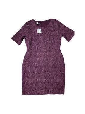 Simply Styled Purple Jacquared Boy Con Purple Dress PS NWT